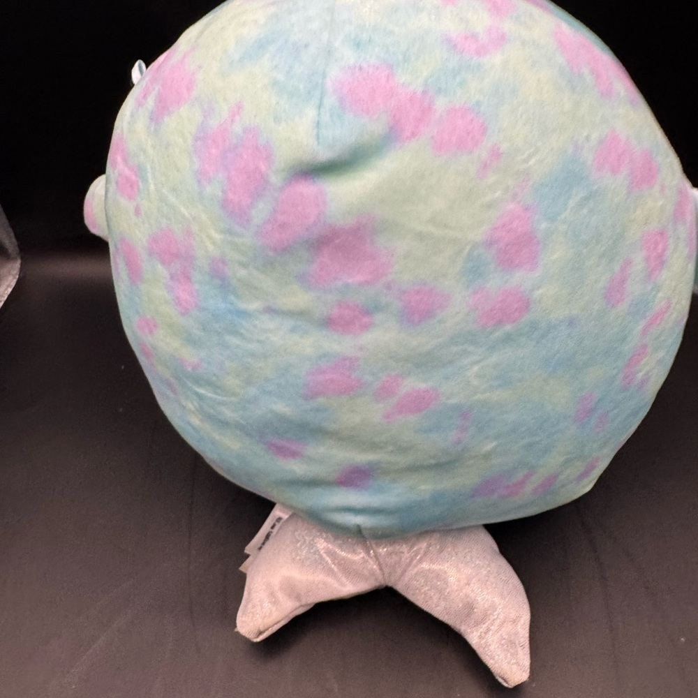 Squishmallows Rainbow TER  The NARWHAL - 7” Horn, Front Pouch Hard to Find - Picture 2 of 3